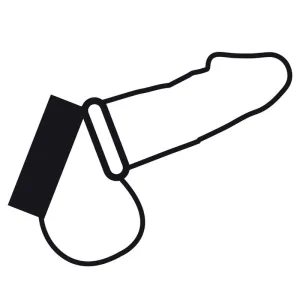 Metallring für Penis und Hoden von Darkness Bondage