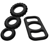 Cock Ring Set 4 Stück von Addicted Toys | Fesselliebe.de
