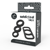 Cock Ring Set 4 Stück von Addicted Toys | Fesselliebe.de