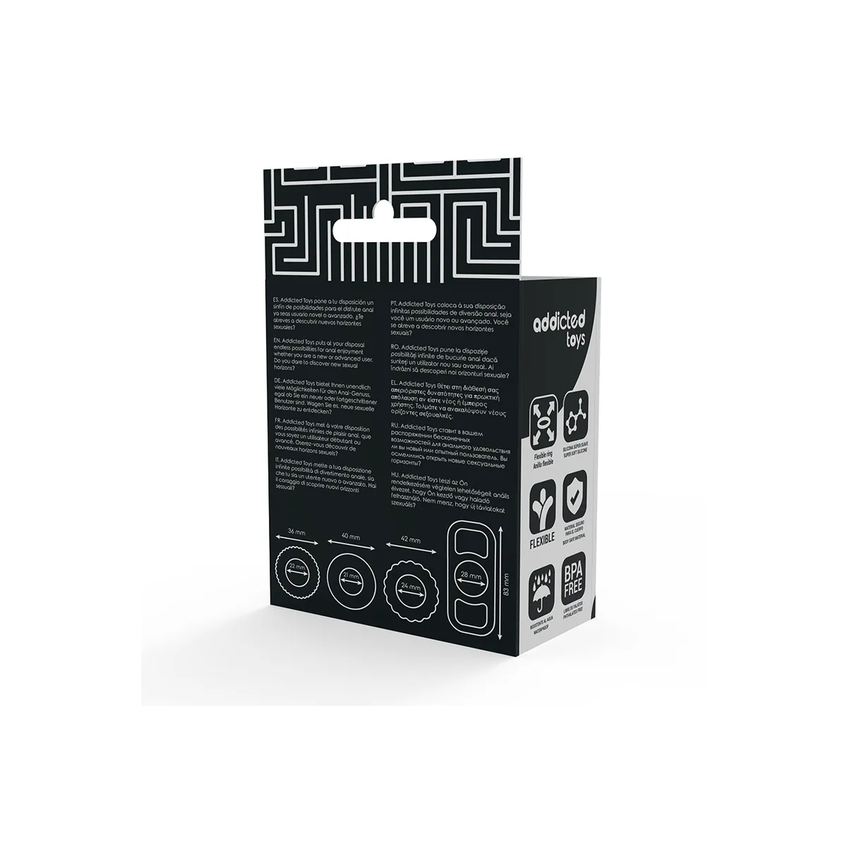 Cock Ring Set 4 Stück von Addicted Toys | Fesselliebe.de