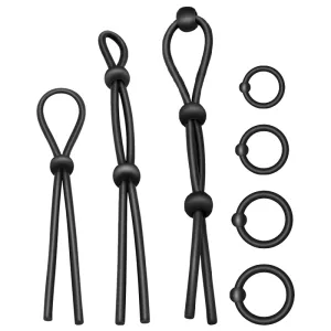 Flexibles Silikon-Cockring-Set 7-Teilig von Addicted Toys