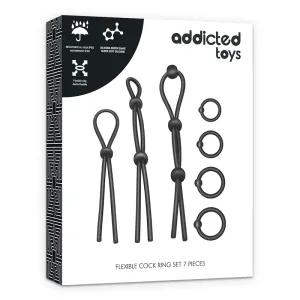 Flexibles Silikon-Cockring-Set 7-Teilig von Addicted Toys