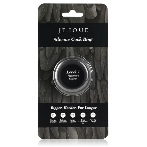 Maximaler Stretch-Cockring aus Silikon - Schwarz von Je Joue | Fesselliebe.de