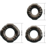Cock Ringe Yvonne Set 3 Penisringe von Baile | Fesselliebe.de