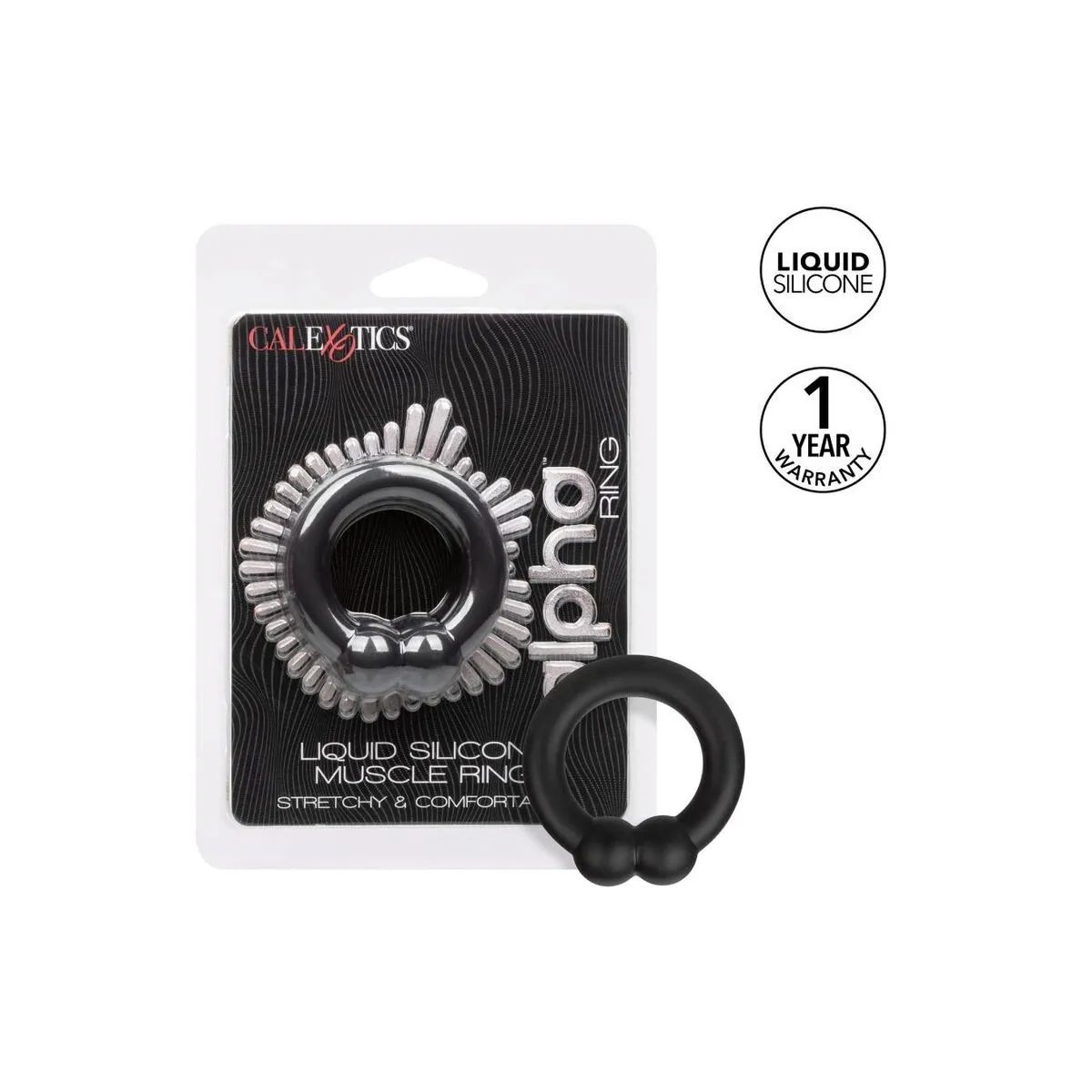 Alpha Muscle Ring Schwarz von Calexotics | Fesselliebe.de