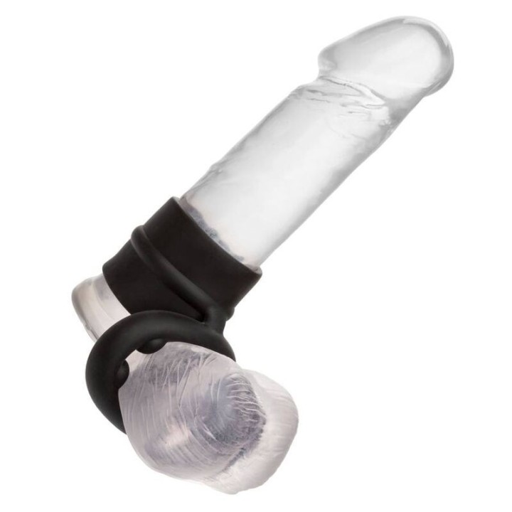 Alpha Dual Magnum Ring Schwarz von Calexotics | Fesselliebe.de