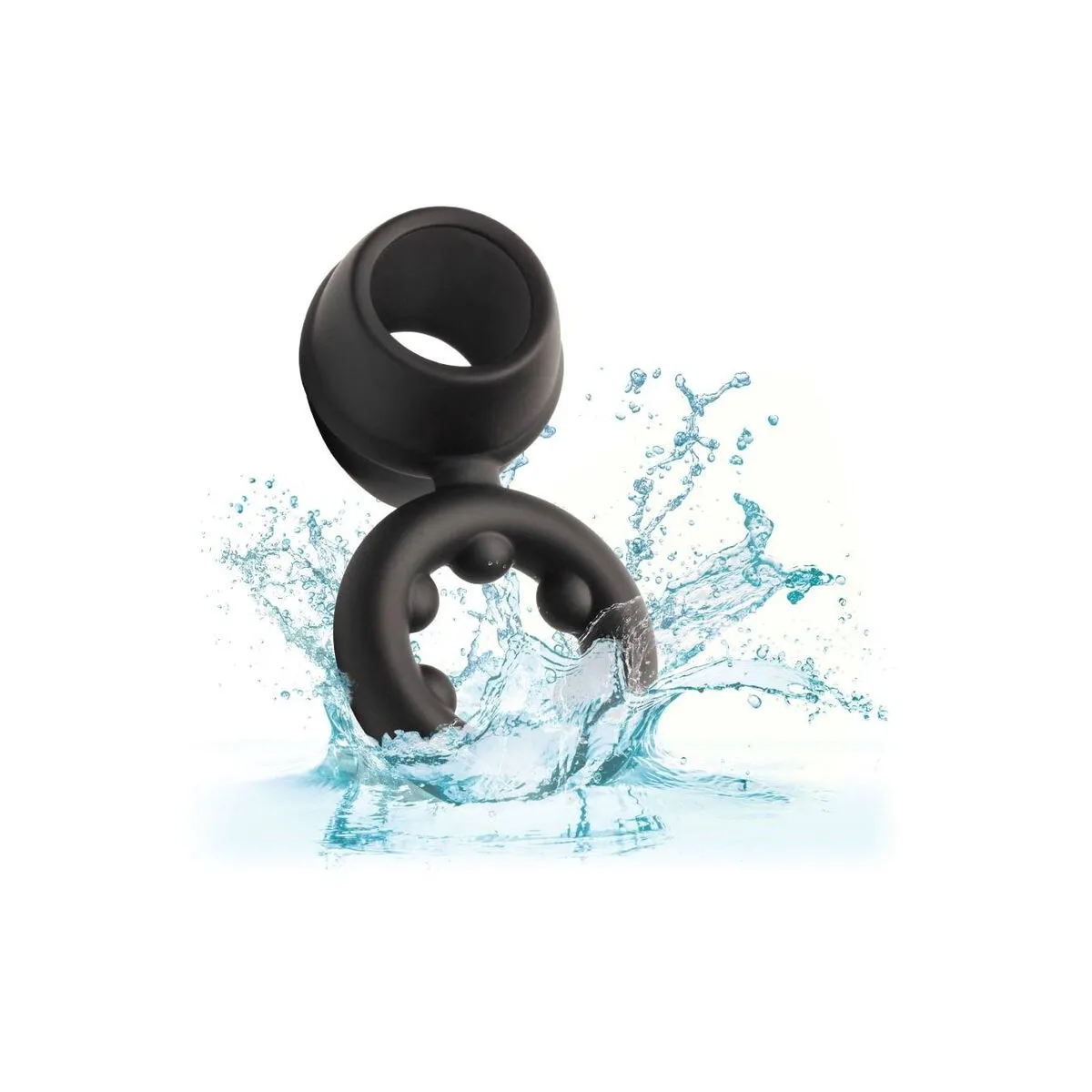 Alpha Dual Magnum Ring Schwarz von Calexotics | Fesselliebe.de