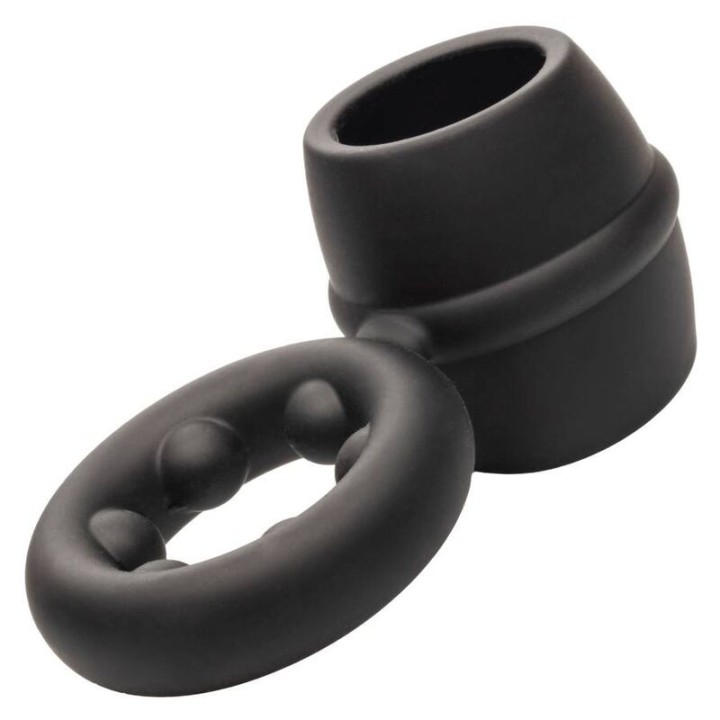 Alpha Dual Magnum Ring Schwarz von Calexotics | Fesselliebe.de