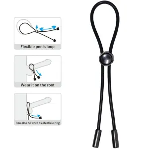 Cord-Penisring und Hoden von Pretty Love Male