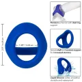 Admiral Cock Ball Dual Ring Blau von Calexotics