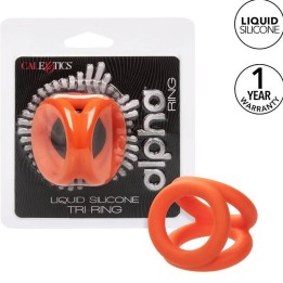 Alpha Tri-Ring Orange von Calexotics | Fesselliebe.de