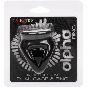 Alpha Dual Cage Ring Schwarz von Calexotics