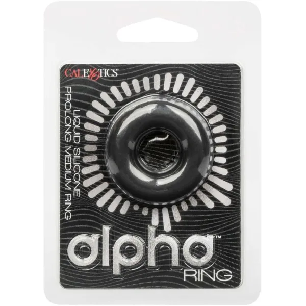 Alpha Prolong Medium Ring Schwarz von Calexotics | Fesselliebe.de