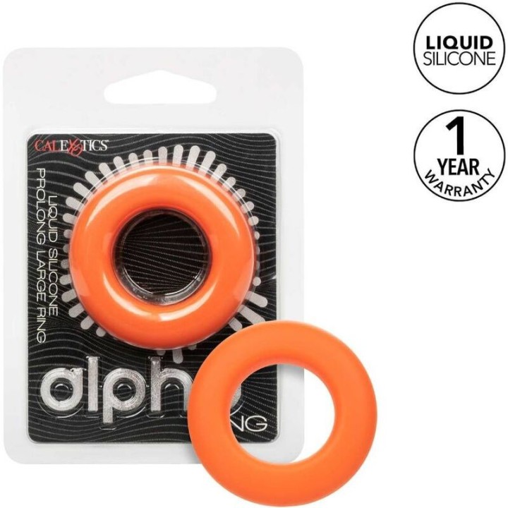 Alpha Prolong Grosser Ring Orange von Calexotics | Fesselliebe.de