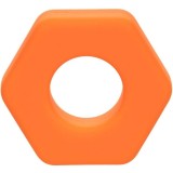 Alpha Prolong Sexagon Ring Orange von Calexotics | Fesselliebe.de