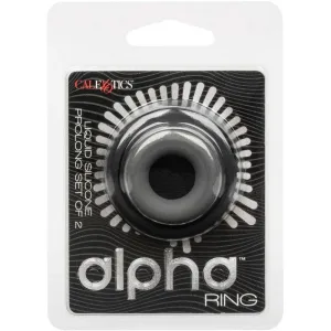 Alpha Prolong Set mit 2 Ringen Grau von Calexotics