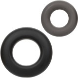 Alpha Prolong Set mit 2 Ringen Grau von Calexotics | Fesselliebe.de