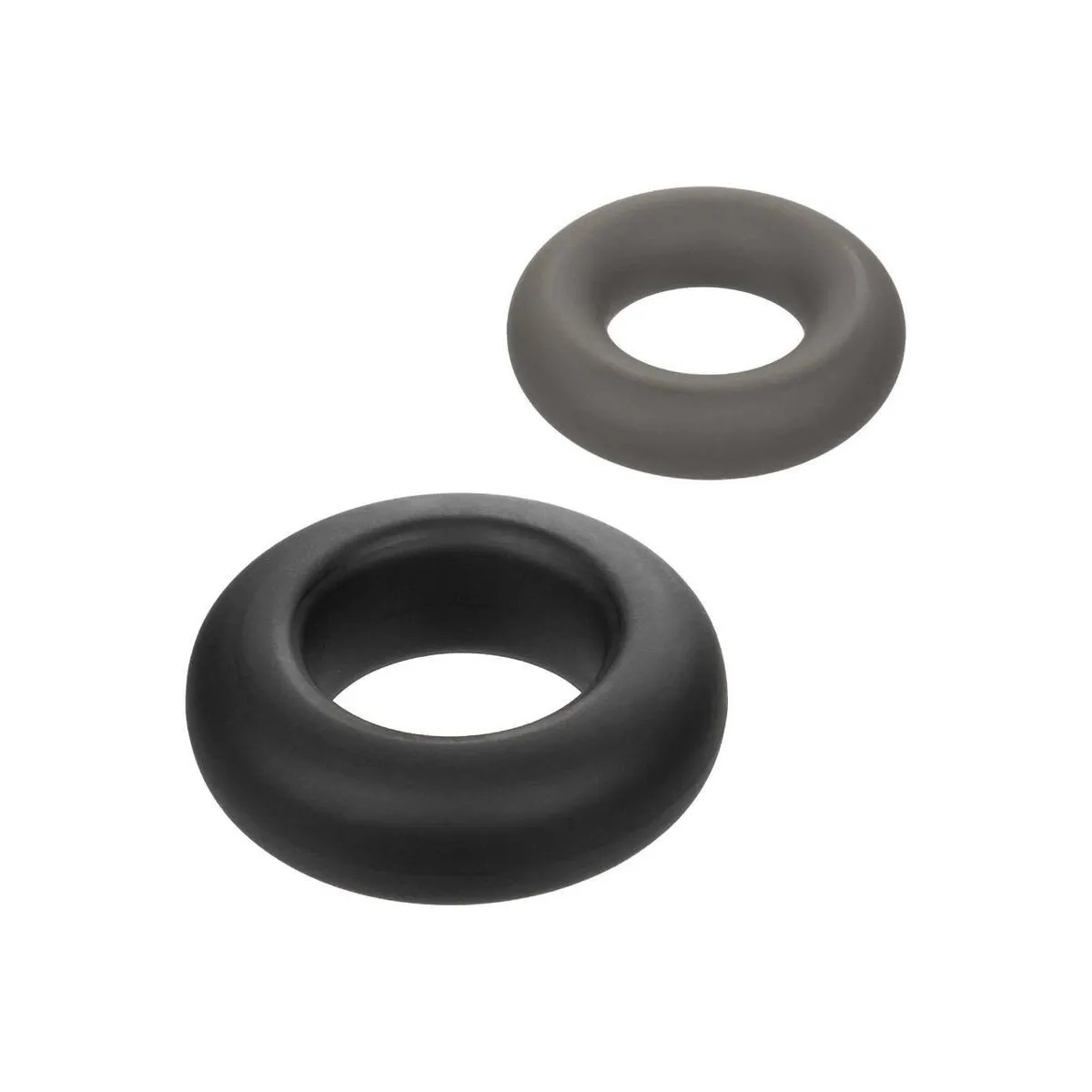 Alpha Prolong Set mit 2 Ringen Grau von Calexotics | Fesselliebe.de
