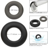 Alpha Prolong Set mit 2 Ringen Grau von Calexotics | Fesselliebe.de