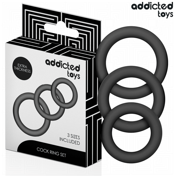 Set Silikonringe Modell 1 von Addicted Toys | Fesselliebe.de