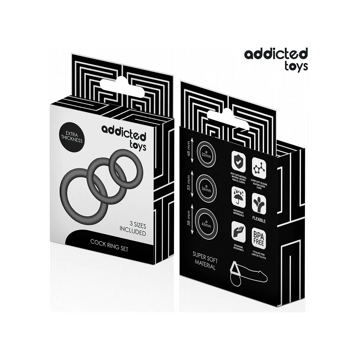 Set Silikonringe Modell 1 von Addicted Toys | Fesselliebe.de