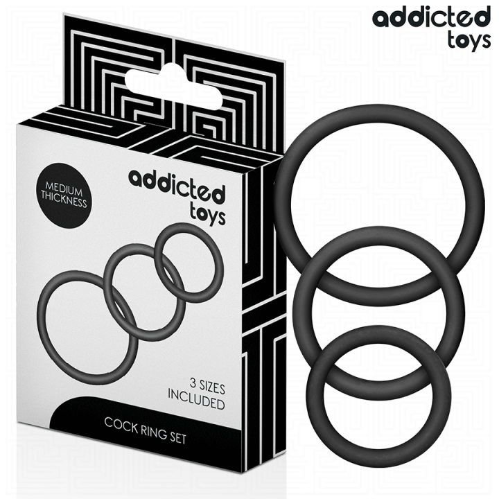 Set Silikonringe Modell 2 von Addicted Toys | Fesselliebe.de