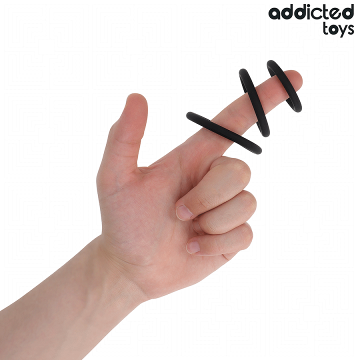 Set Silikonringe Modell 2 von Addicted Toys | Fesselliebe.de