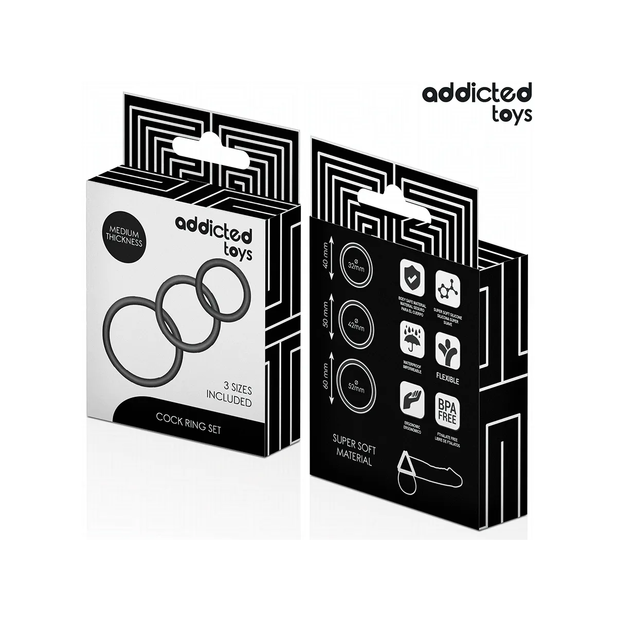 Set Silikonringe Modell 2 von Addicted Toys | Fesselliebe.de