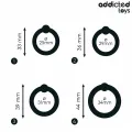 Set aus Druckringen aus Silikon von Addicted Toys