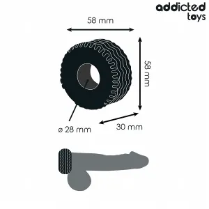 Extra Dicker Cockring von Addicted Toys