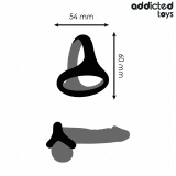 Dicker Dreifach-Penisring von Addicted Toys | Fesselliebe.de