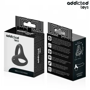 Dicker Dreifach-Penisring von Addicted Toys
