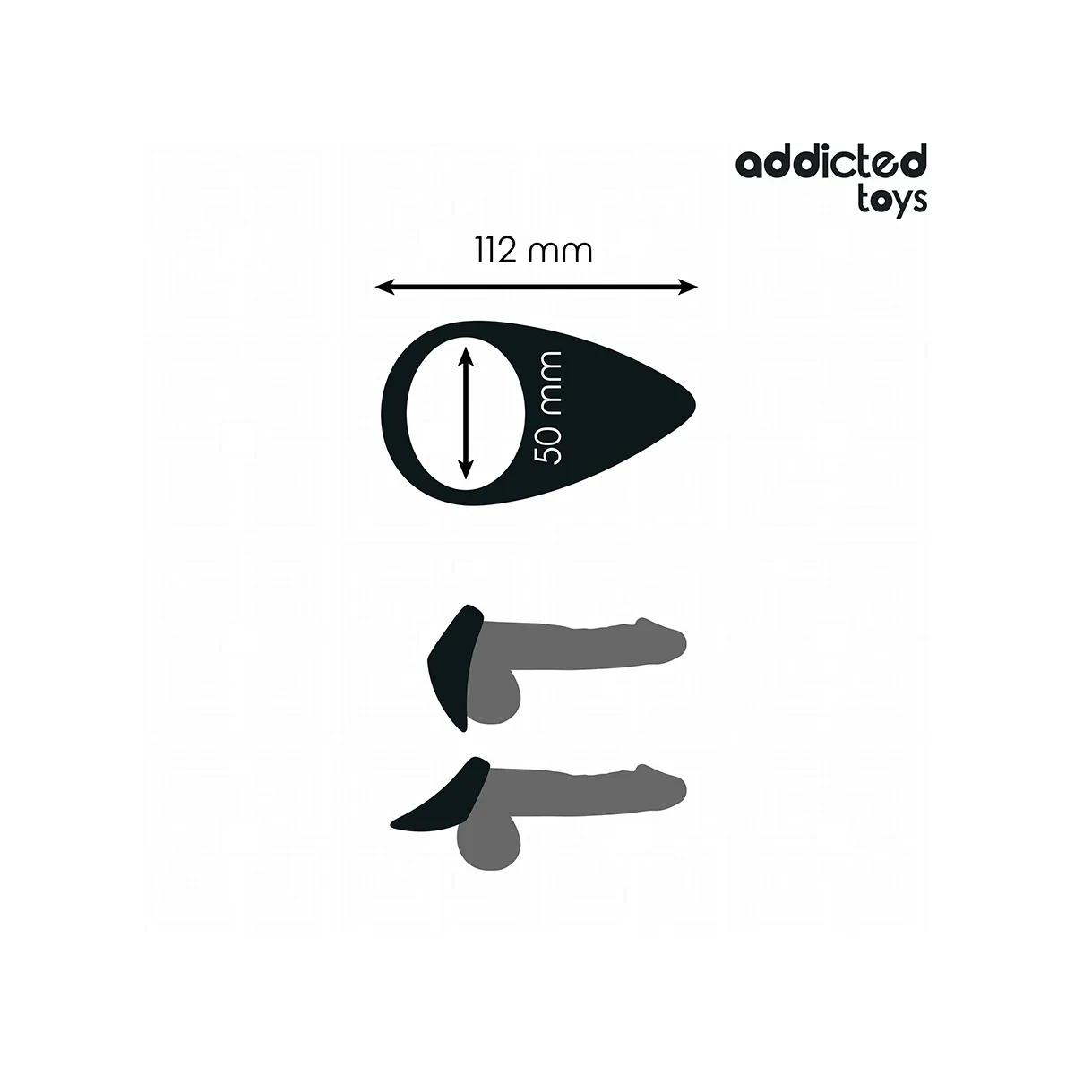 Tränenförmiger Penisring von Addicted Toys | Fesselliebe.de