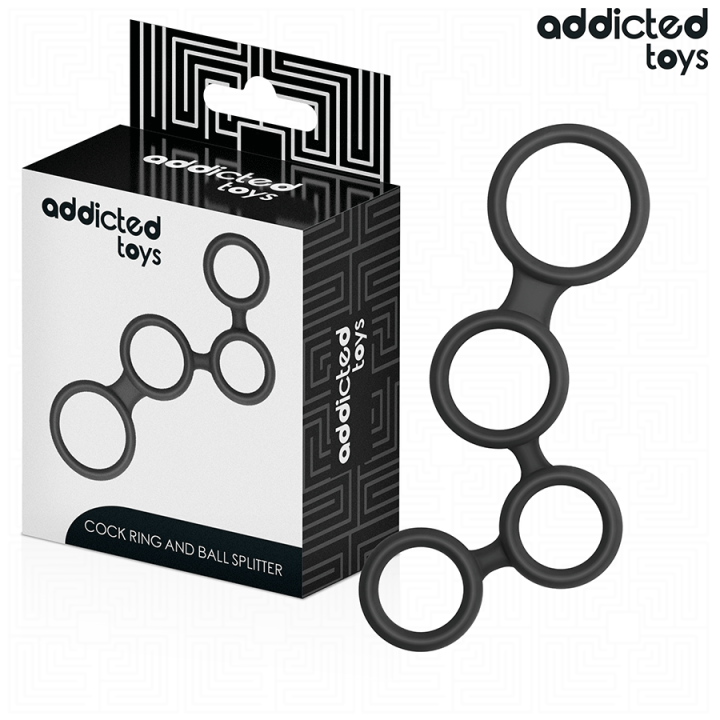 Penisring mit Teilern für Hoden von Addicted Toys | Fesselliebe.de