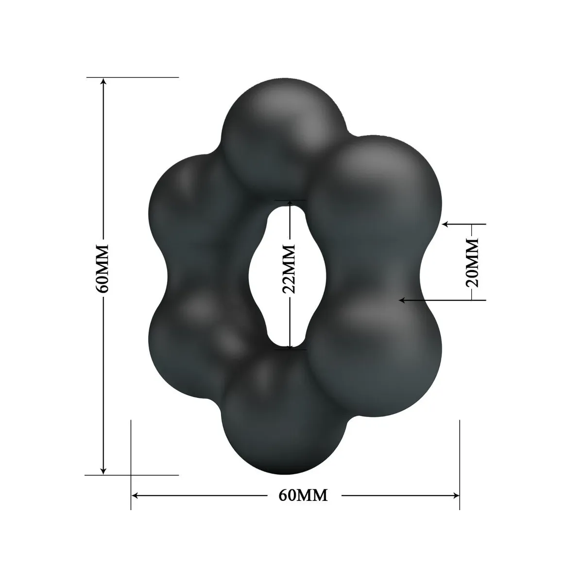 Clauzell Silikonring Modell 10 von Crazy Bull | Fesselliebe.de