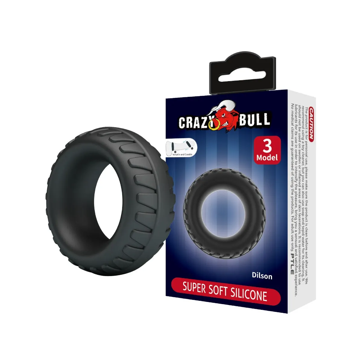 Dilson Silikonring Modell 3 von Crazy Bull | Fesselliebe.de