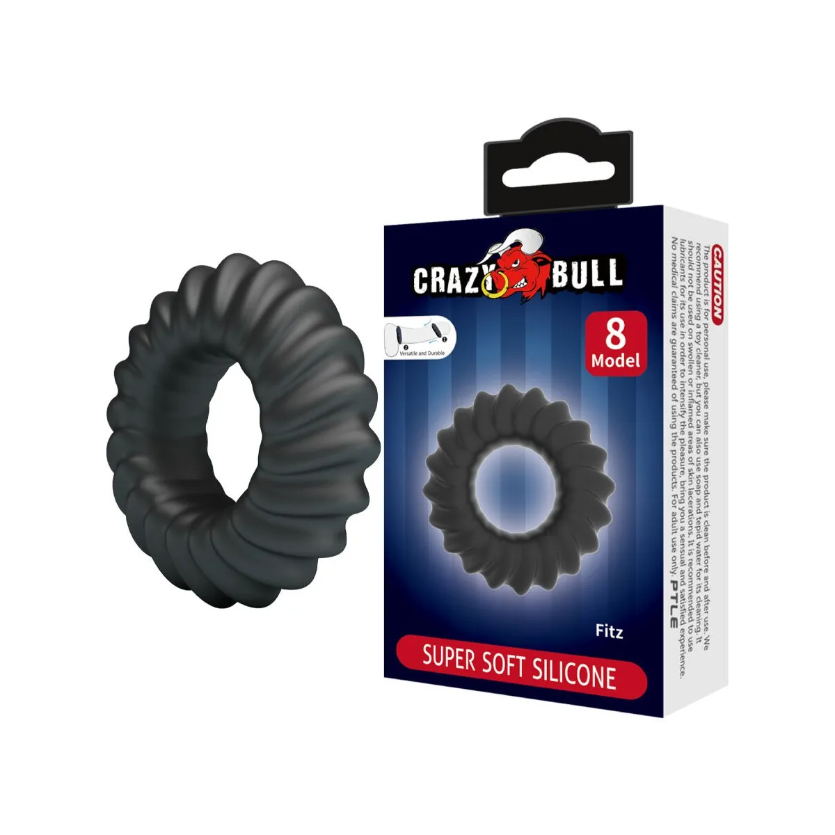 Fitz Silikonring Modell 8 von Crazy Bull | Fesselliebe.de