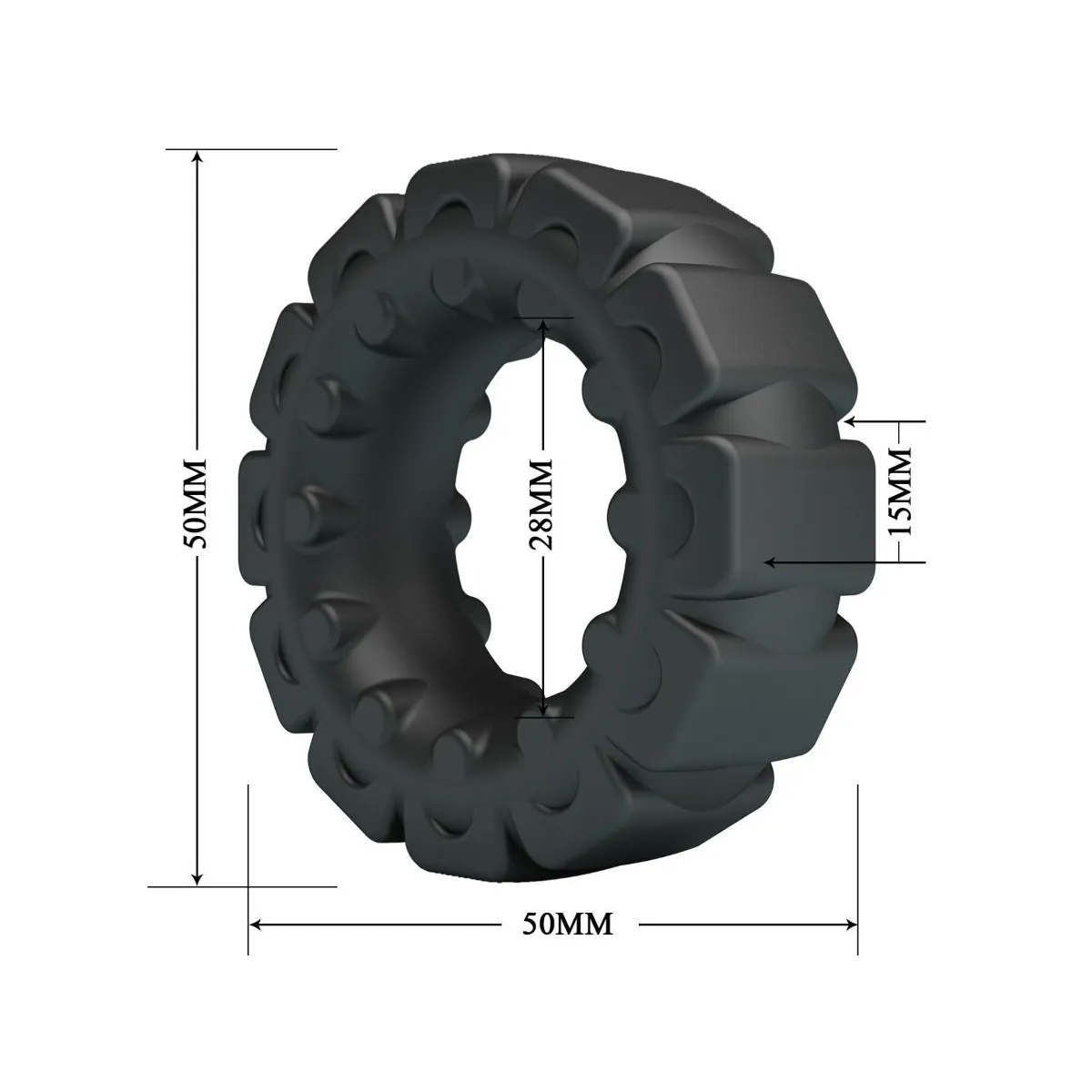 Laiden Silikonring Modell 5 von Crazy Bull | Fesselliebe.de