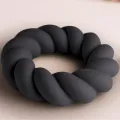 Twist Schwarzer Silikon-Masturbatorring von Rocks-Off