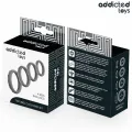 Set mit Strukturiertem Cockring In 4 Grössen von Addicted Toys