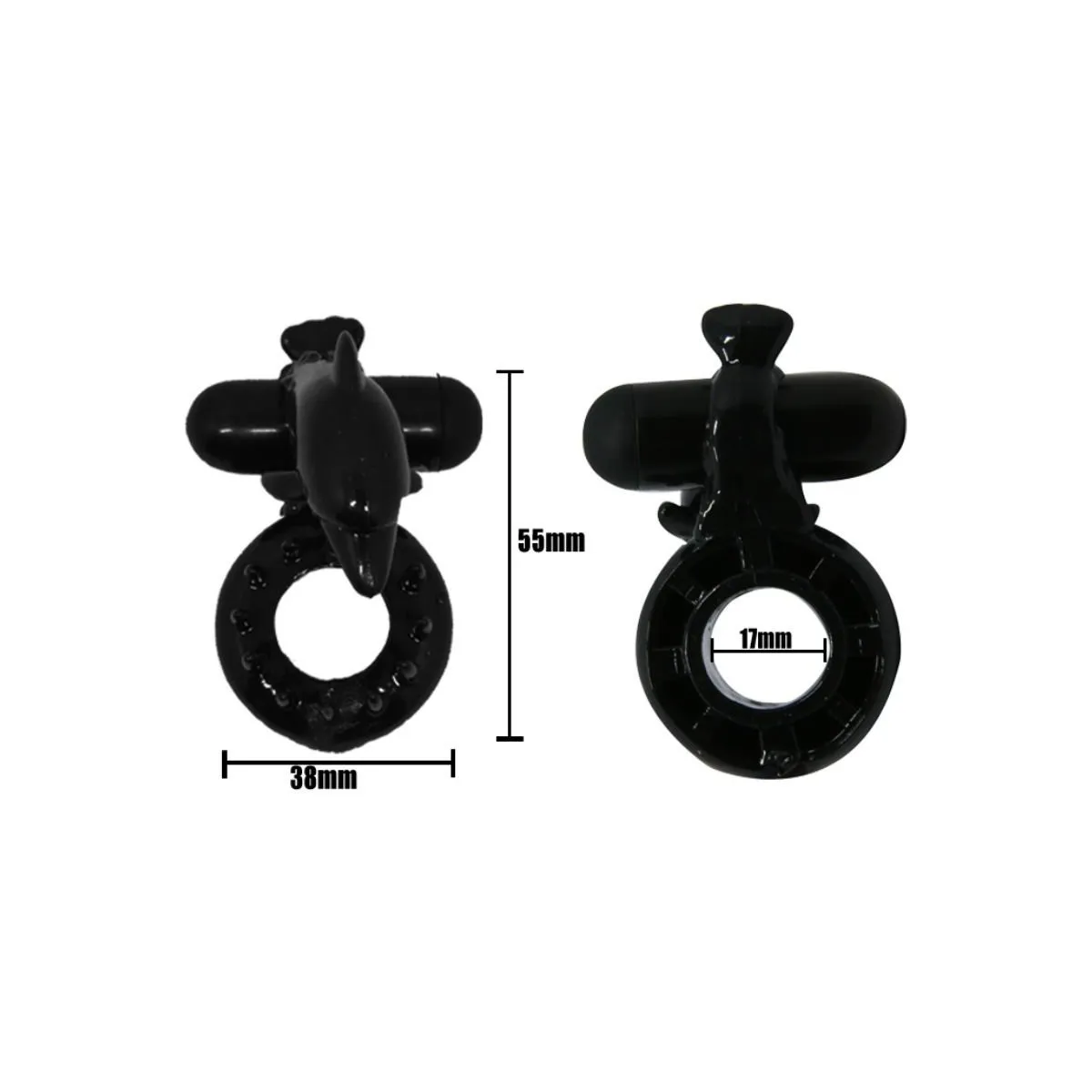 Sweet Ring Ring mit Klitorisstimulator Delfin von Baile For Him | Fesselliebe.de