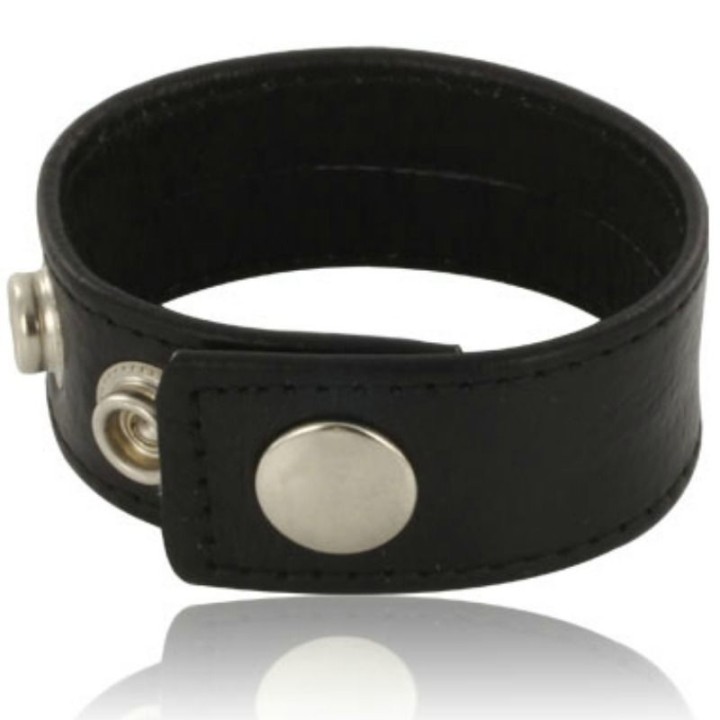 Verstellbarer Penisgurt aus Schwarzem Leder von Leather Body | Fesselliebe.de