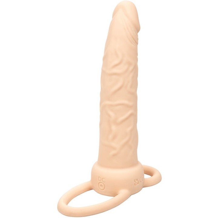 Performance Maxx wiederaufladbarer Dual Penetrator, Helle Haut von Calexotics | Fesselliebe.de