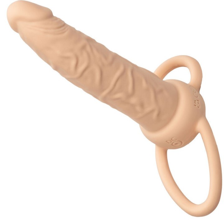 Performance Maxx wiederaufladbarer Dual Penetrator, Helle Haut von Calexotics | Fesselliebe.de