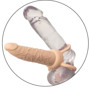 Performance Maxx wiederaufladbarer Dual Penetrator, Helle Haut von Calexotics