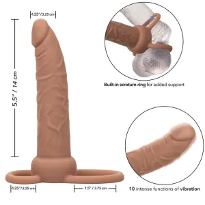 Performance Maxx wiederaufladbarer Dual-Penetrator, Braun von Calexotics