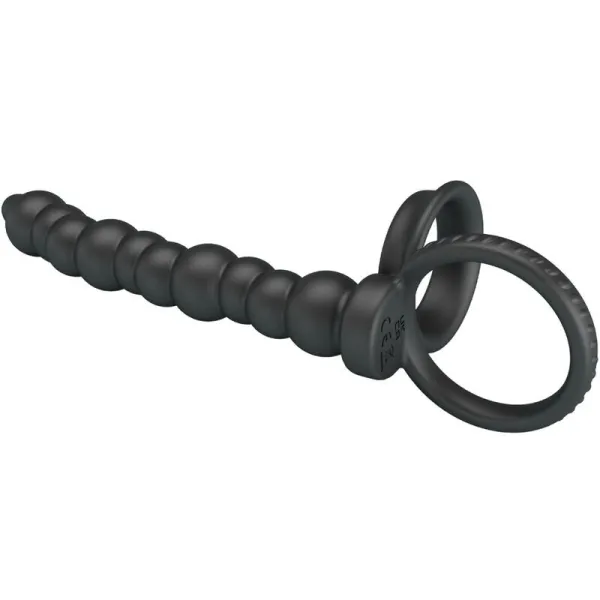 Dillion Doppelte Penetration Cock Ring Schwarz von Pretty Love | Fesselliebe.de