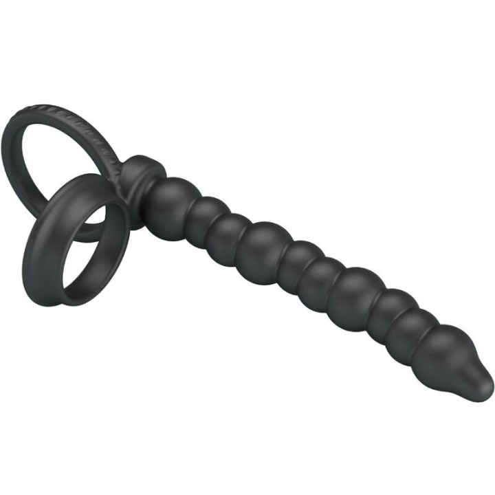 Dillion Doppelte Penetration Cock Ring Schwarz von Pretty Love | Fesselliebe.de