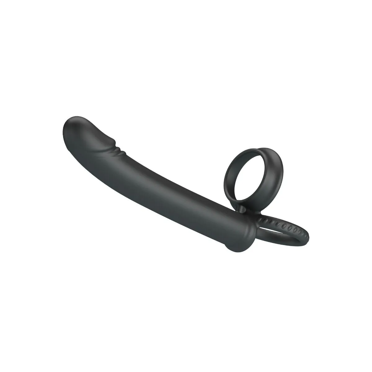 Dillion Doppelte Penetration Doppelter Cockring Schwarz von Pretty Love | Fesselliebe.de