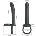 Dillion Doppelte Penetration Doppelter Cockring Schwarz von Pretty Love
